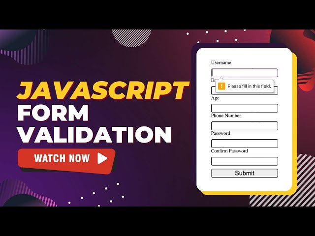 Form Submission || No sound Video || JAVASCRIPT (CORE CONCEPT) || TUTORIAL #form  #javascript