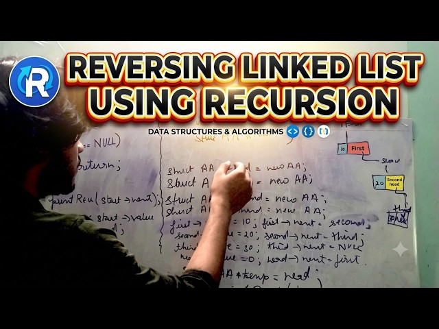 How to Reverse a Linked List Using Recursion | Data Structures & Algorithms