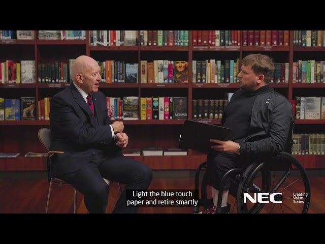 NEC Creating Value Series - Sir Peter Cosgrove and Dylan Alcott AO - Cut Down 1