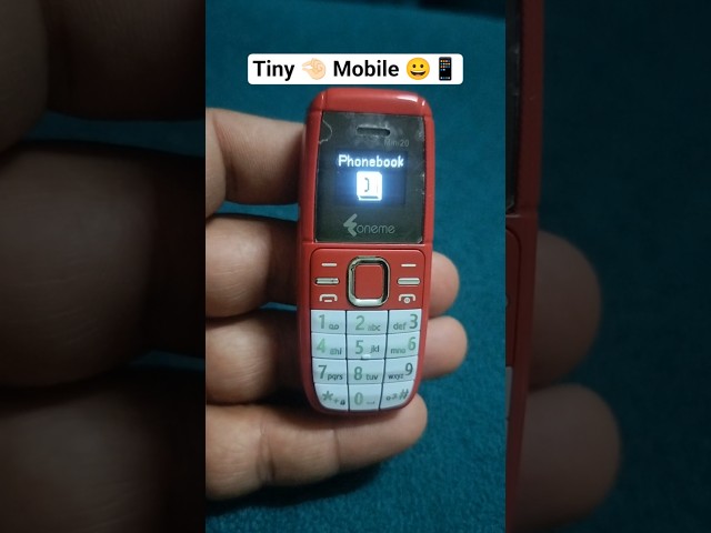 Tiny 🤏🏻 Mobile 😀📱 #shorts #youtubeshorts #retrotech90s #mobile