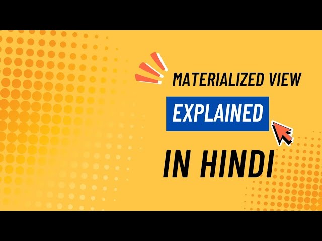 Materialized View in SQL 🤯 | Faster Queries, Smarter Data