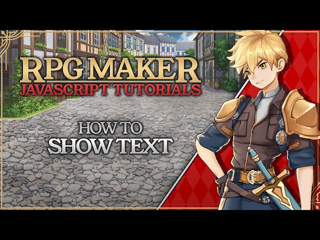 Show Text with JAVASCRIPT | RPG Maker MV & MZ Tutorial #rpgmaker #javascript #gamedev