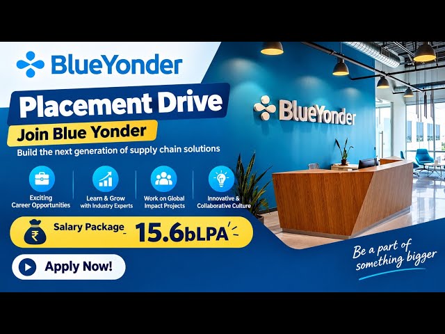 Blue Yonder Data Science Jobs 2026 | Latest Job Openings | Apply Now | Apply Link in Description