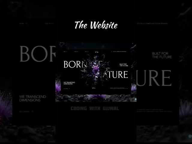 🔥 Smooth Scroll Down Animation | Elevate Your Website Design with CSS & JavaScript!