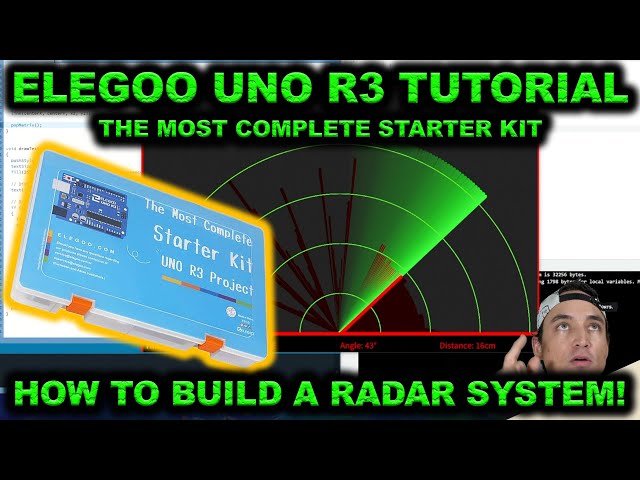 How to make RADAR with Arduino (Elegoo) Uno R3! Part 1/2 (Wiring & Arduino IDE)