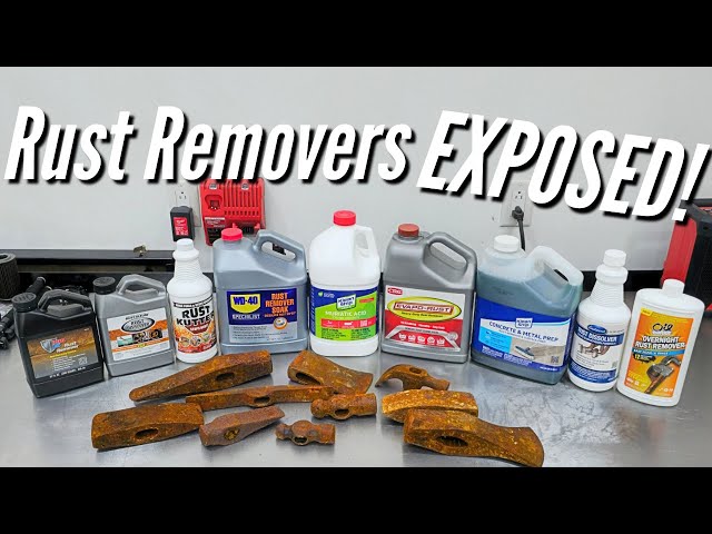 The TRUTH About Rust Removers | Evapo-Rust WD40 Eastwood Rust-Oleum A Homemade Rust Remover & More