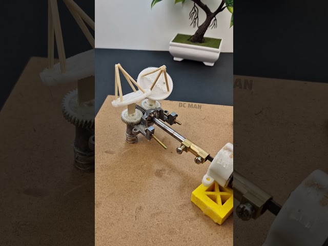 Radar rotation | #dcmotor #techexperiments #radar #electronic #motor #dcman