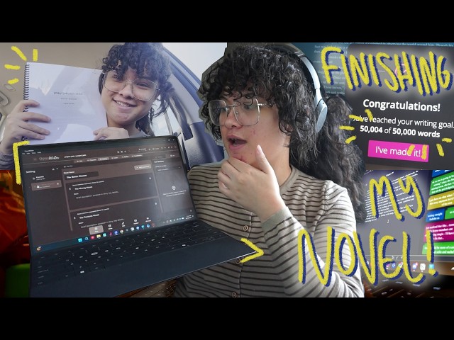finishing the zero draft of my fantasy novel, printing it out, and reworking // writing vlog! (pt 2)