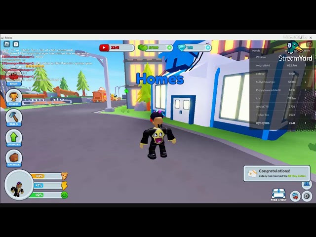 playing roblox