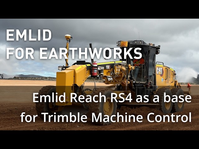 Emlid Reach RS4 as a base for Trimble Machine Control