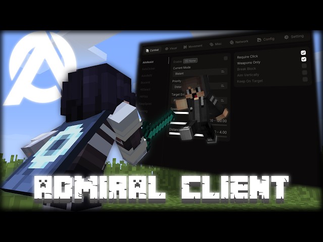 Is Admiral Client the best client for Minemen? // FREE CLIENT // COSMETIC UNLOCKER