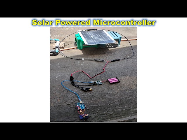 Solar Powered Microcontroller