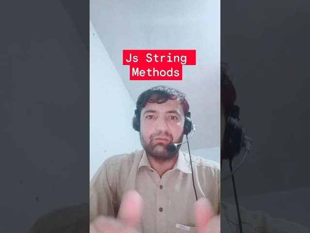 String methods JS #shortsfeed #shortvideo