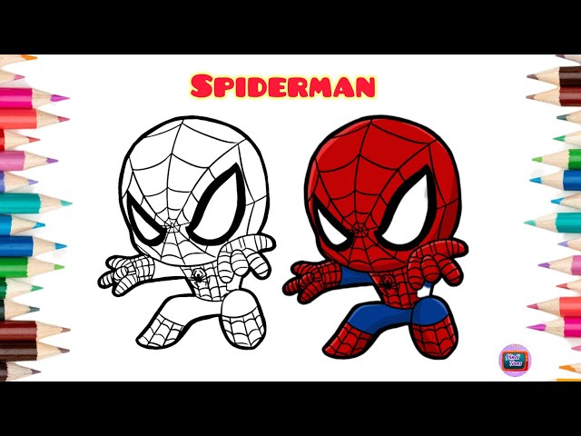 How to Draw Spider-Man 🕷️ | Easy Spider-Man Drawing for Kids | Step by Step Drawing Tutorial