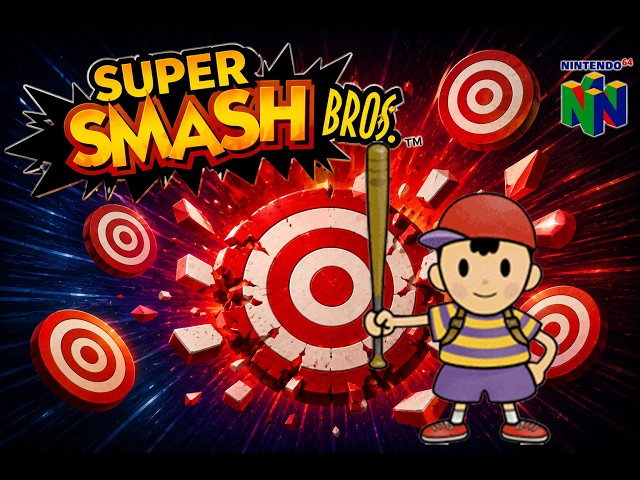 Super Smash Bros. 64 Break the Targets Ness