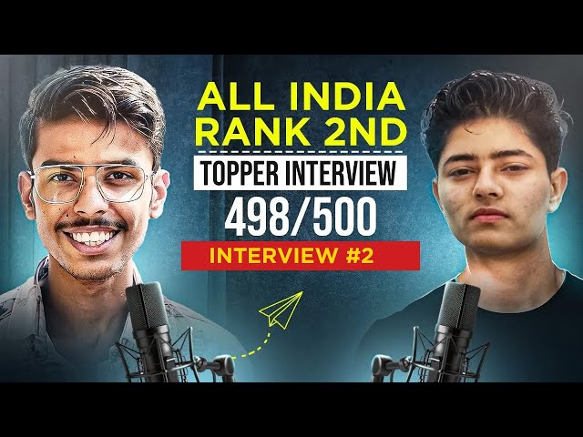 How He Scored 99.6% in Humanities Class 12 Board Exams | Topper Interview | Part - 2