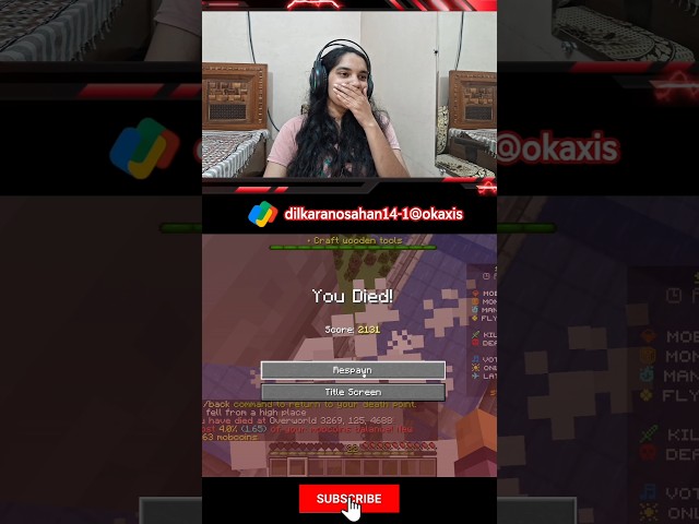 Tragedy happens to me everytime in Minecraft Game 🎮 #gaming #minecraft #game #reaction #golem