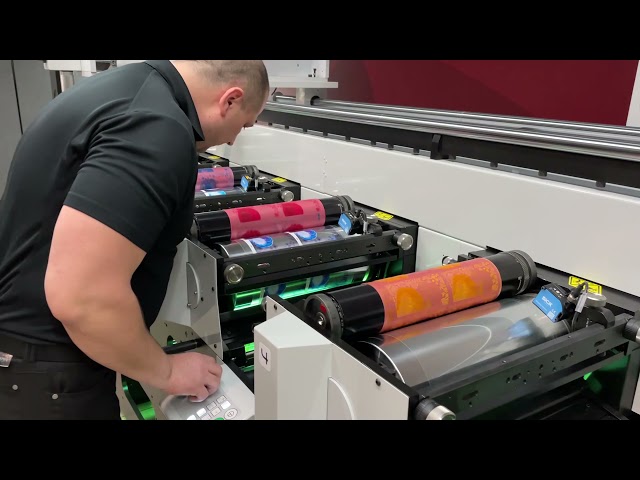 Mark Andy Evolution Series E3 - Setup and Printing on Clear Substrate