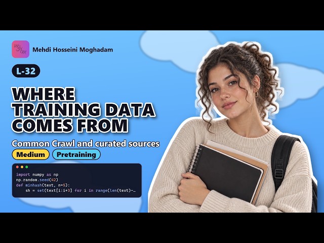 L-32: Where training data comes from – LLM Data Curation #LLM #DataScience