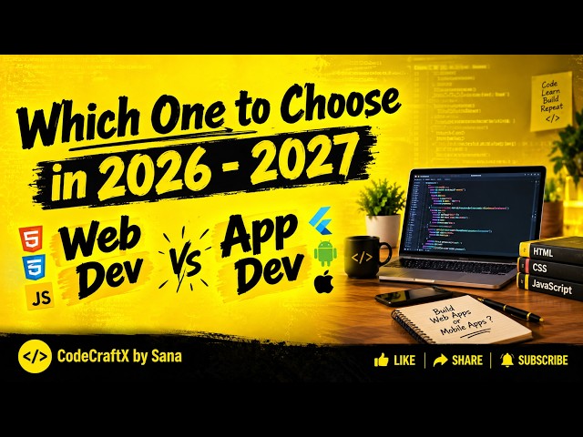 Which one to Choose in 2026–2027? Web development vs Android development   #career