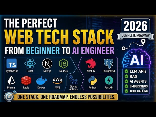 Full Stack Developer Roadmap Guide for Beginners in the AI Era (2026)