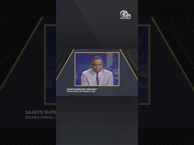 Saints super fan "Wes Nile" talks with WDSU ahead of Domecoming game