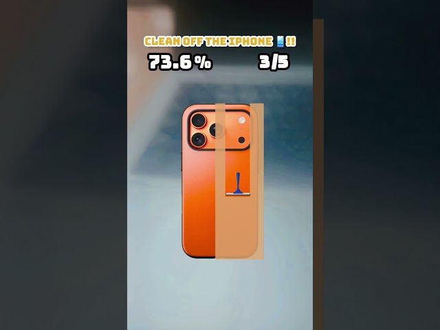 Random Game : Clean the iphone