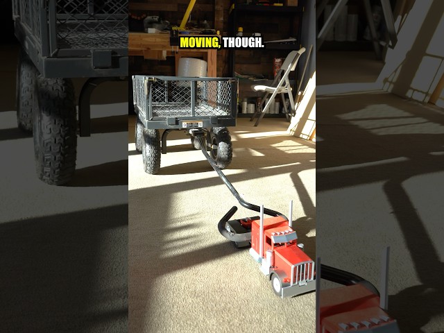 3D Printed RC Semi pulls Wagon #3dprinting #rc