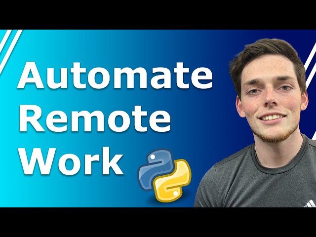 Python Automation for Remote Workers Series | Working with Files