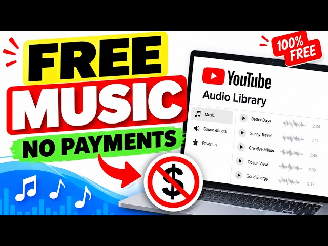 Stop Paying for Music | How to Use YouTube Audio Library for Beginners (Full Guide)