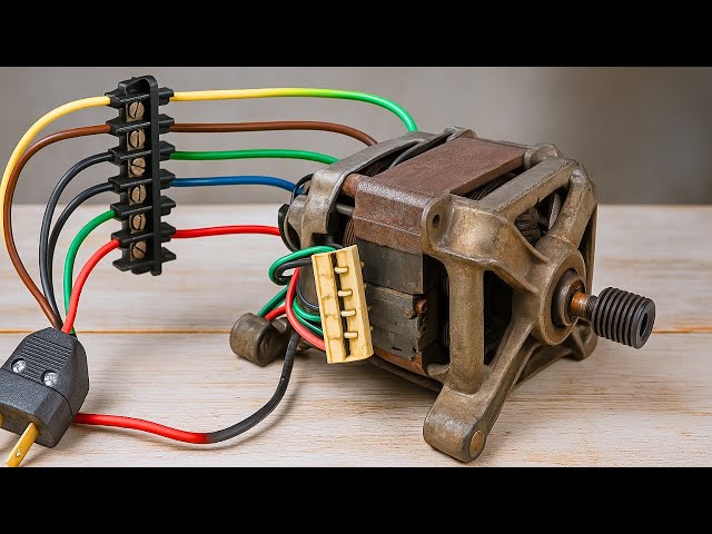 Washing Machine Motor Connections For Your Easy Projects!