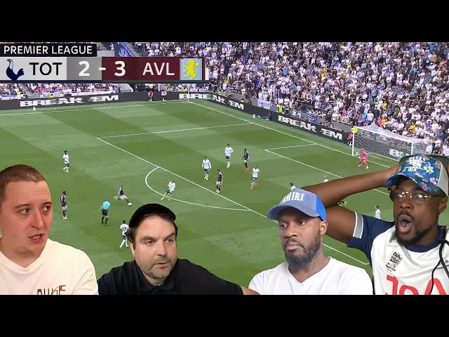 Tottenham Fans FURIOUS Reactions To Aston Villa 3 Goals | Tottenham 2 - 3 Aston Villa 🤬