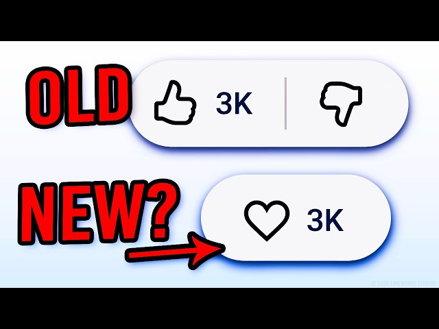 YouTube Replaced The Like Button With THIS?
