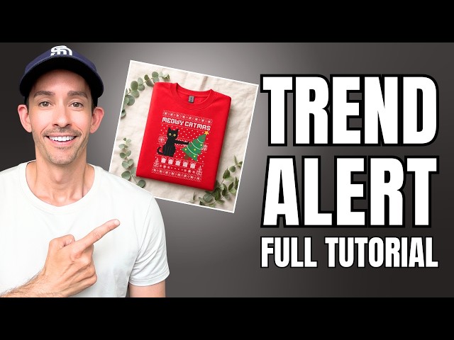 This Holiday Design Trend is About to BLOW UP (Ugly Christmas Sweater Design Tutorial)