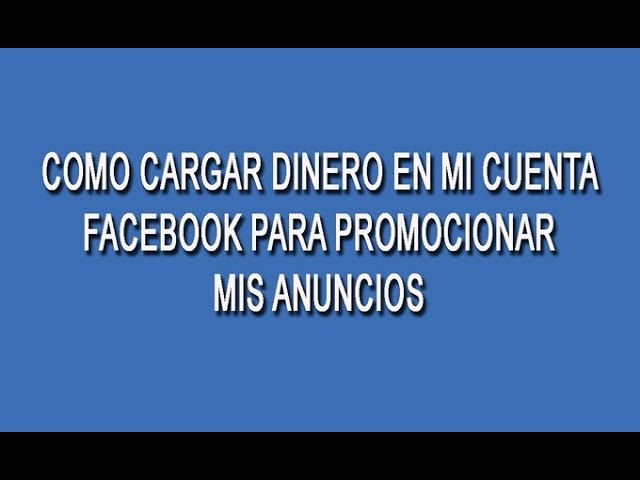 How to Add Money to My Facebook Account 2019 Step-by-Step