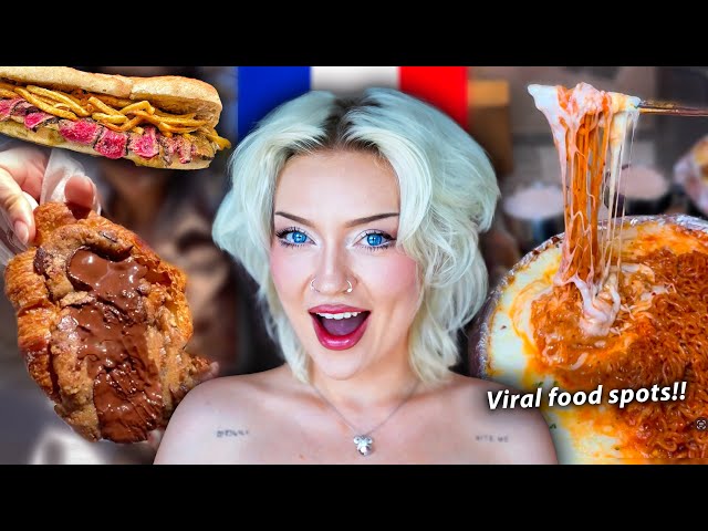 German Girl tries the best food spots in Paris!! 🇫🇷