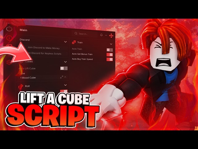 🔥 Lift a Cube SCRIPT | Auto Lift Cube, Auto Train, Auto Roll !! (NO KEY)