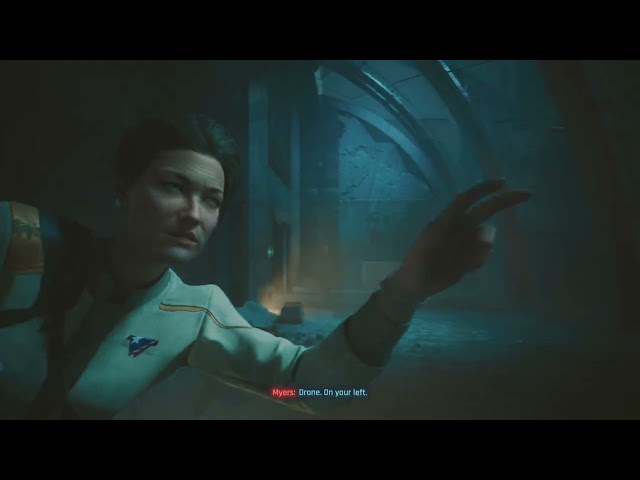 Cyberpunk 2077 - Chimera Fight and Meeting Reed (Path Tracing - HDR)