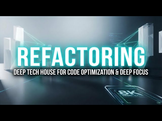 Refactoring | Deep Tech House for Code Optimization & Deep Focus 🛠️