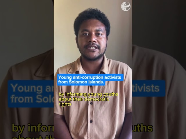 Young anti-corruption activists from Solomon Islands | Transparency International