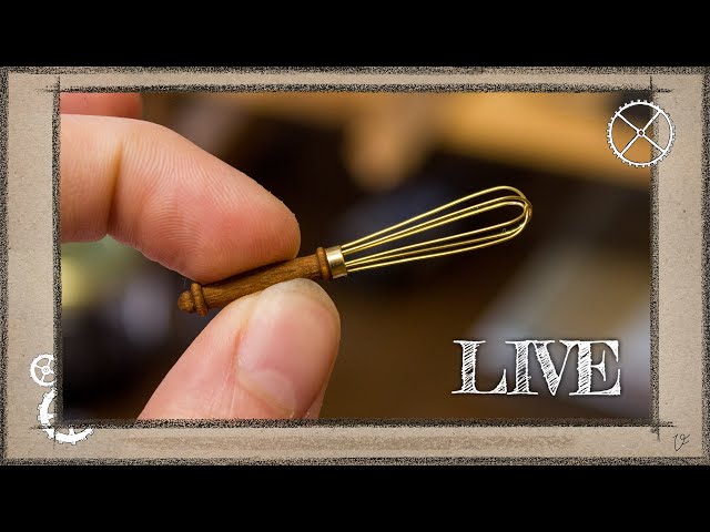 Handcrafting a tiny whisk from scratch - LiveStream