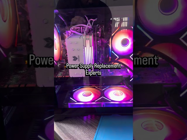 Gaming PC Power Supply Unit (PSU) Replacement - Anytime Computer Repairs, Delta BC