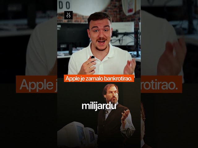 APPLE JE BANKROTIRAO.. 😐 #apple #stevejobs #timcook #bankruptcy