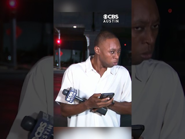 Reporter affected by pepper ball residue after Austin ICE shooting
