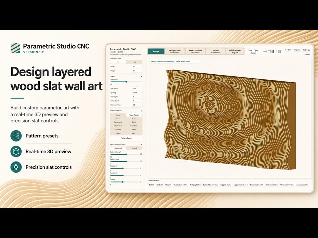 Parametric Studio CNC Demo