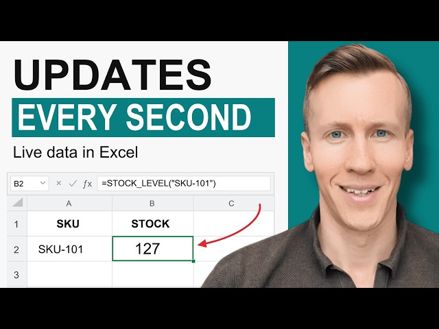 Create Custom Excel Formulas That Update Automatically