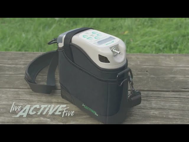 Live Active Five Portable Oxygen Concentrator Kit by Precision Medical