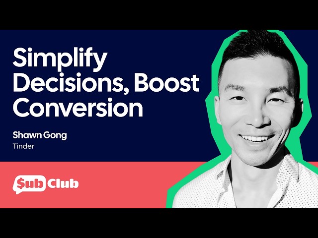 Dynamic Paywalls That Drove Millions in New Revenue – Shawn Gong, Tinder