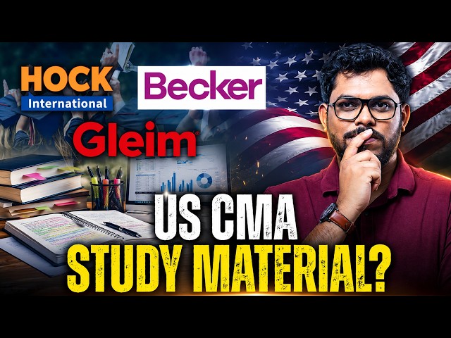US CMA Study Material Nobody Talks About | Hock vs Gleim vs Becker