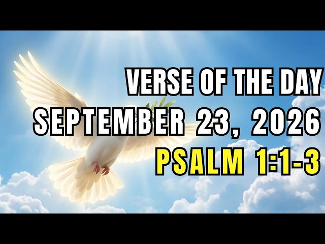 Verse of the day, 23 September, 2026 (Psalm 1:1-3)